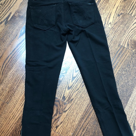 Tag stretch jean leggings with side zippers - Picture 4 of 7